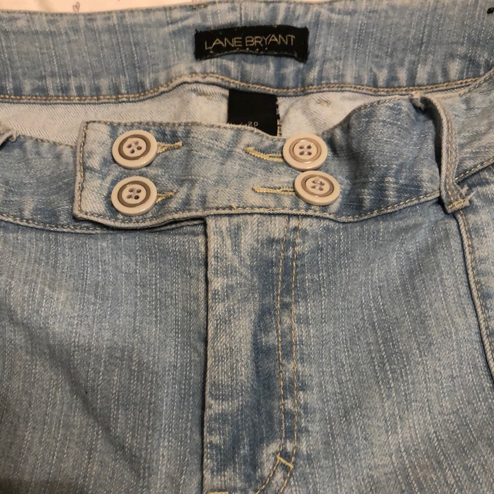 Lane Bryant-Light Washed Cropped Denim-Size20